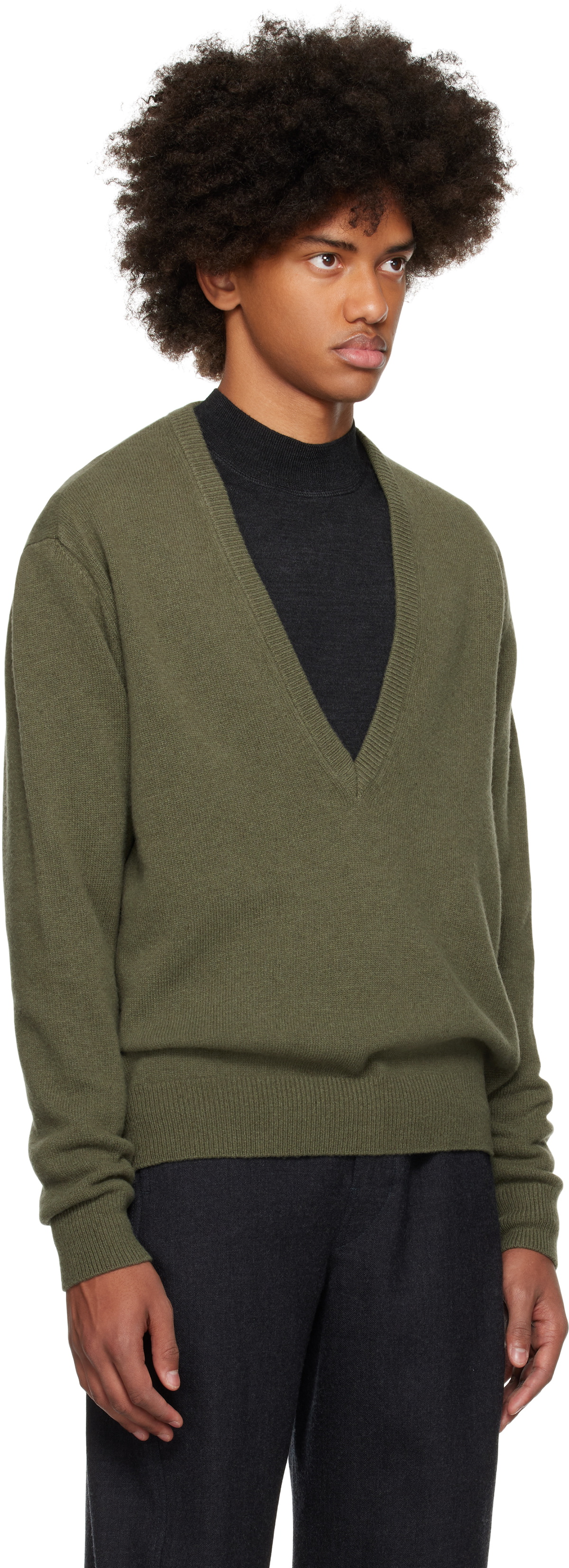 トップス LEMAIRE V-NECK JUMPER Lemaire - V-neck sweater Lemaire