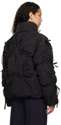 Sandy Liang Black Etoile Puffer Jacket