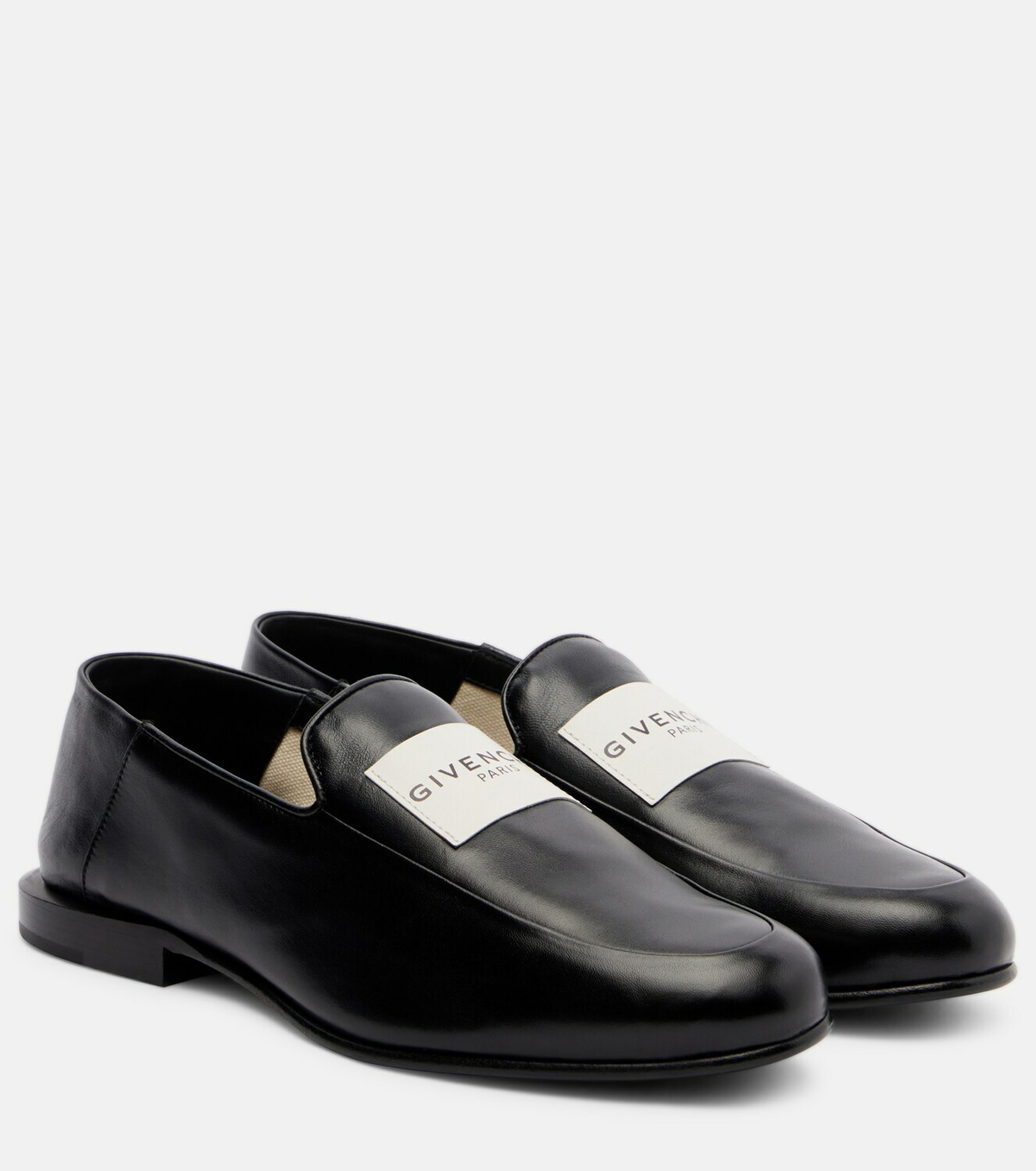 Givenchy Label leather loafers