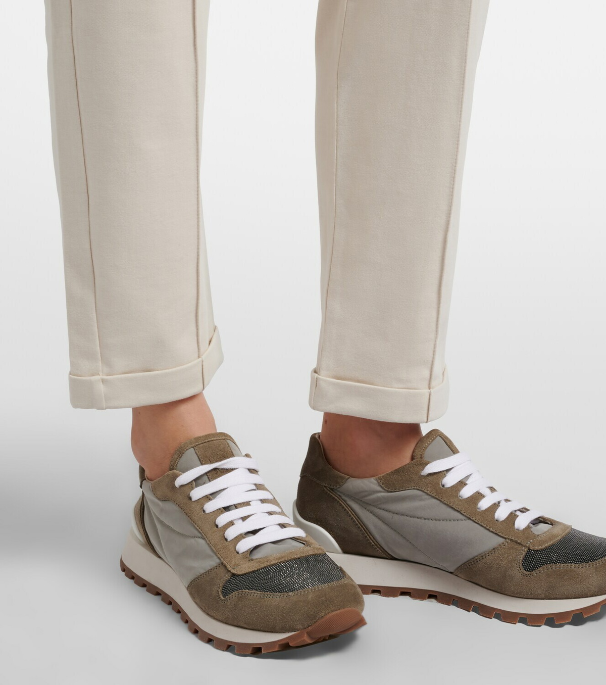 Brunello Cucinelli Monili cotton sweatpants