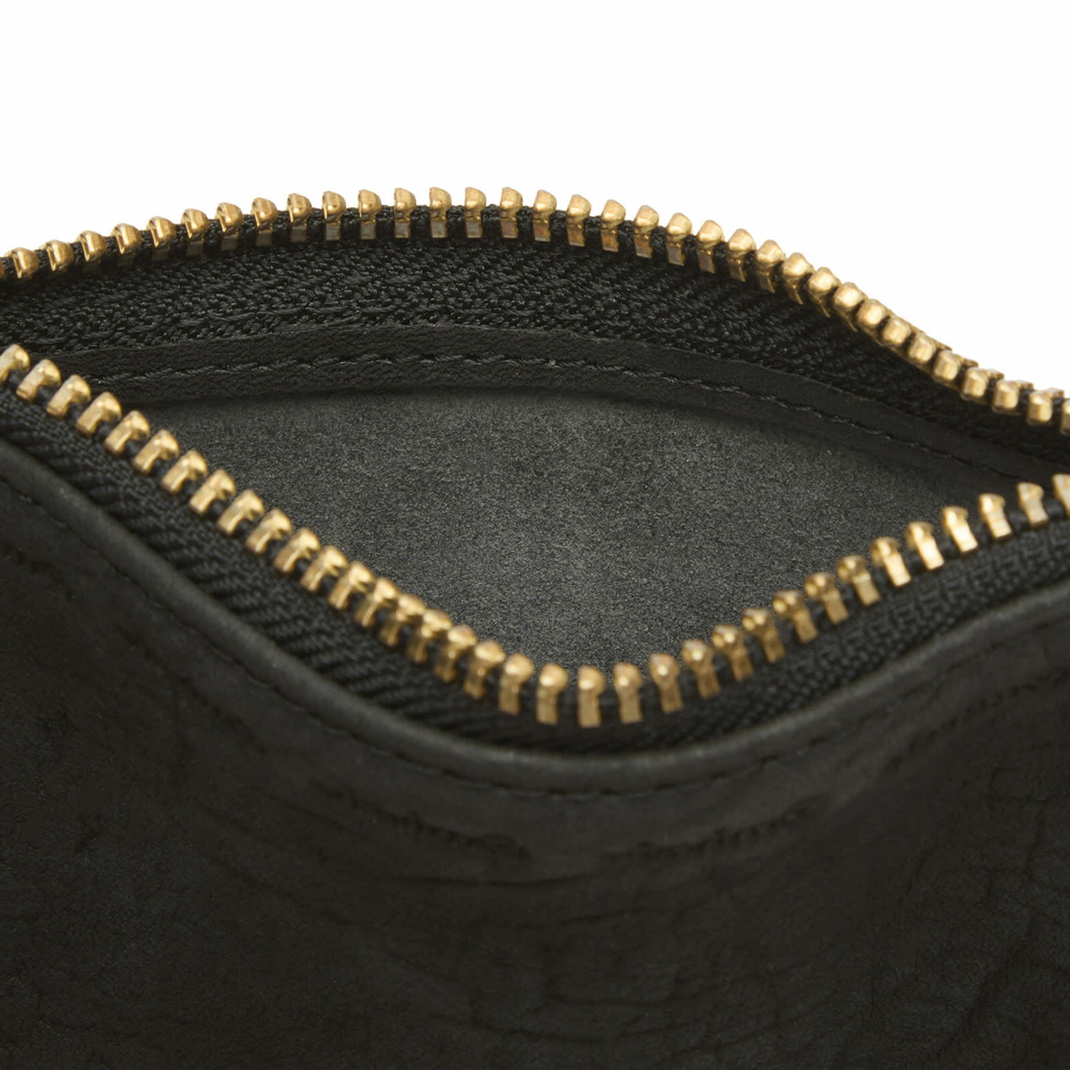 Visvim Men's Leather Wallet in Black Visvim