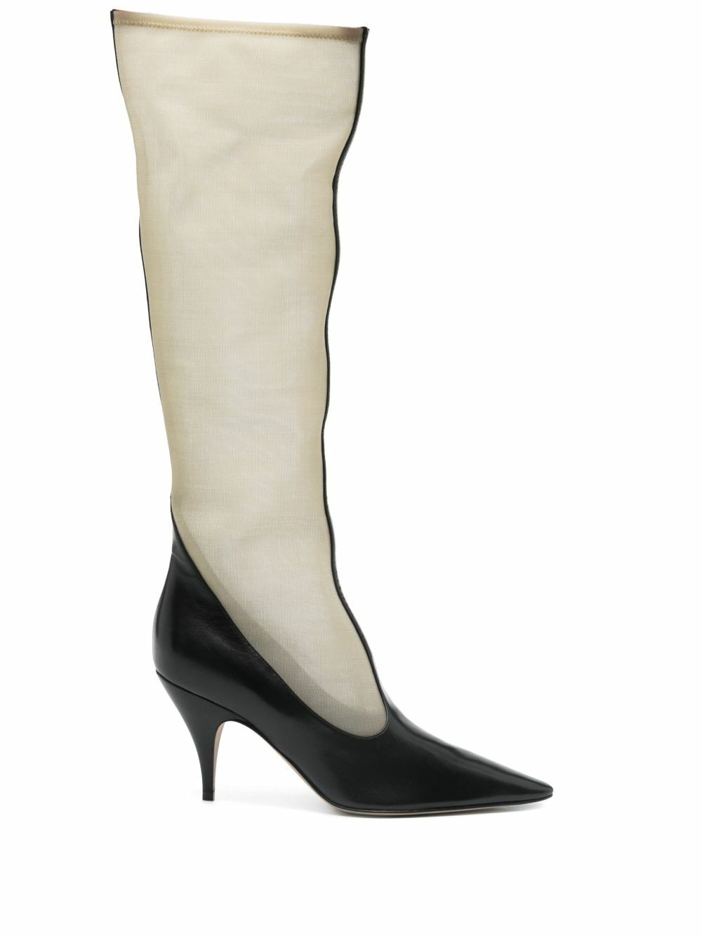 The Row - Robin leather platform ankle boots The Row