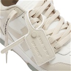 Off-White Women's Out Off Office Calf Leather Sneakers in Biege