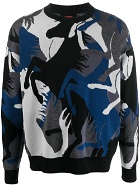 FERRARI - Printed Crewneck Sweater