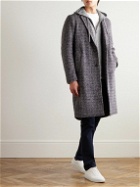 Mr P. - Wool and Cashmere-Blend Zip-Up Hoodie - Gray