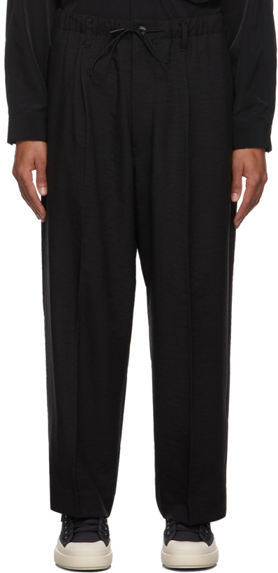 Photo: Y-3 Black Relaxed Trousers