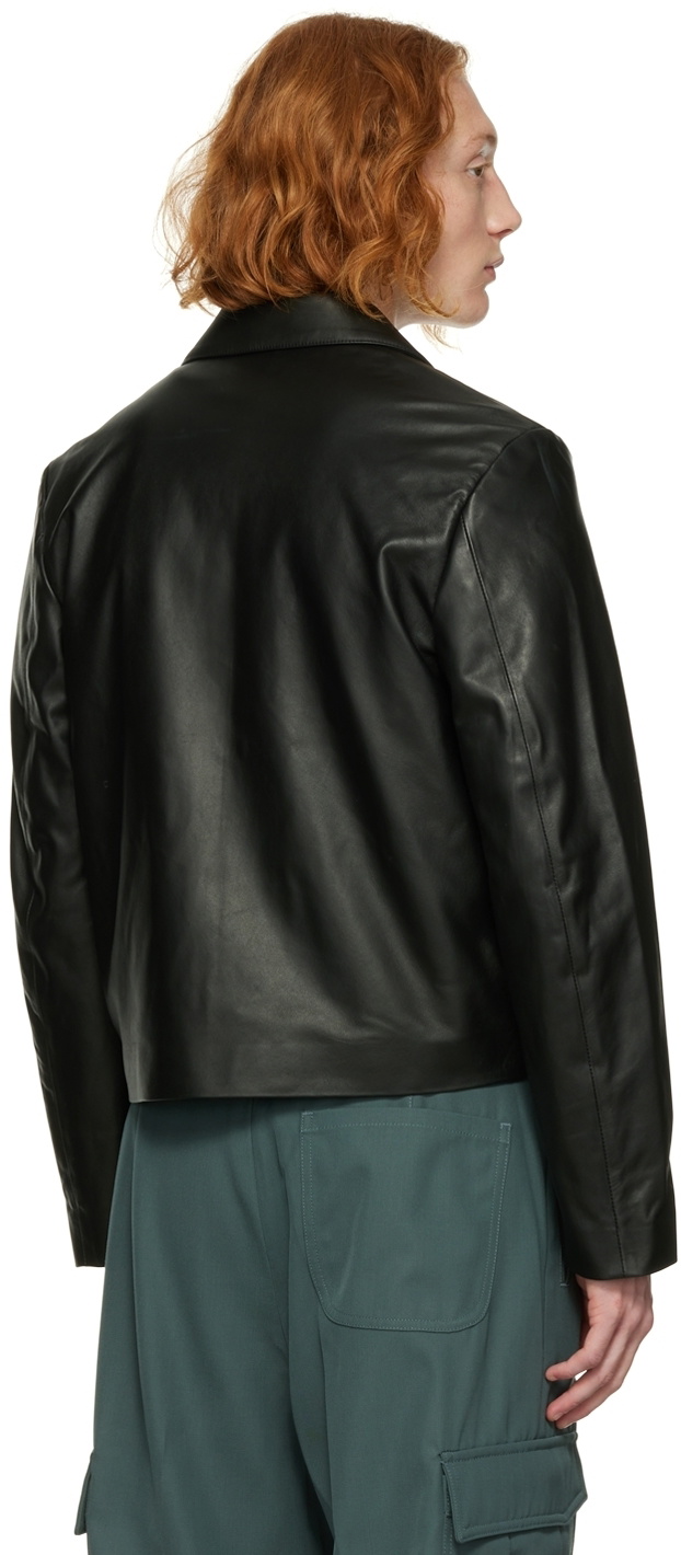 Second/Layer Black Mad Dog Leather Jacket