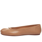 Maison Margiela Women's Ballerina Tabi Shoes in Nude