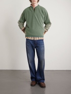 Beams Plus - Half-Zip Fleece Sweater - Green