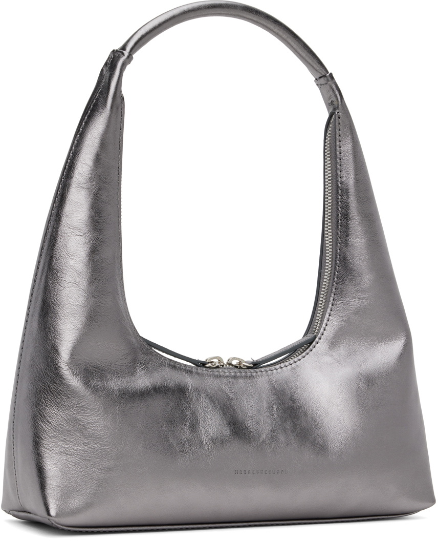 Marge Sherwood Gunmetal Integrated Strap Shoulder Bag Marge
