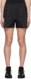 John Elliott Black Paneled Shorts
