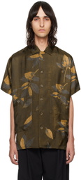 UMA WANG Brown Terry Shirt