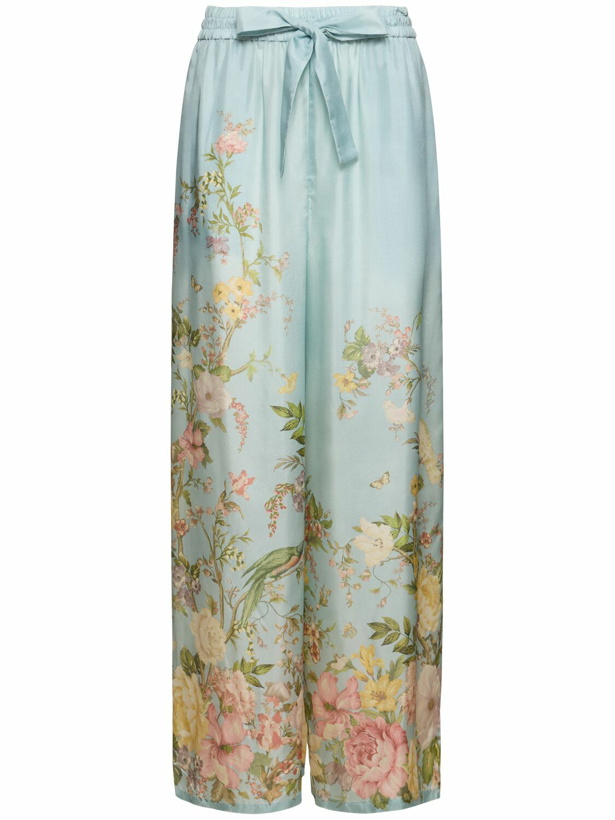 Photo: ZIMMERMANN Waverly Printed Silk Relaxed Pants