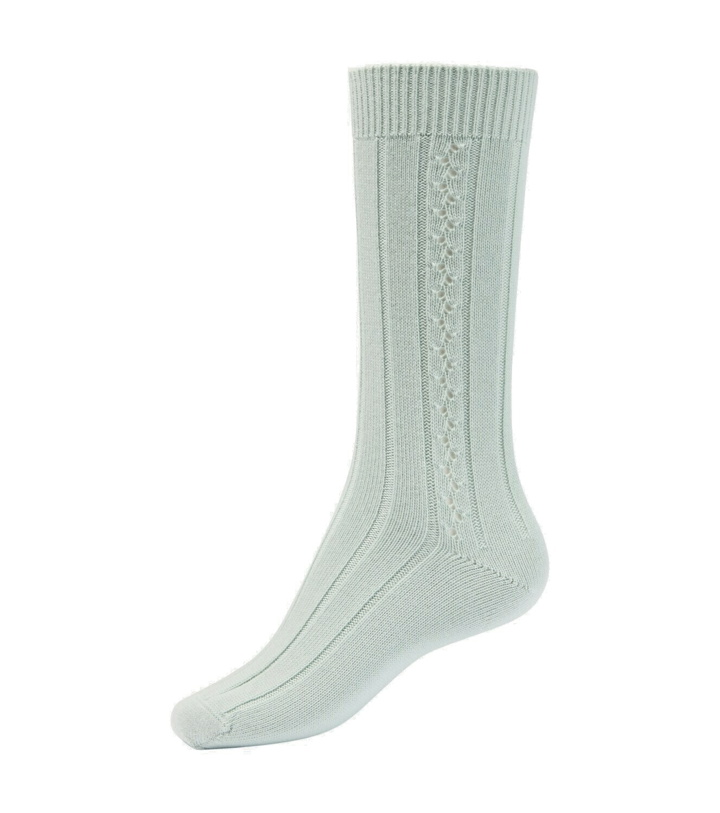 Photo: Loro Piana - Bobby ribbed-knit cashmere socks