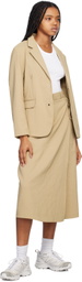 Snow Peak Beige Wrap Trousers