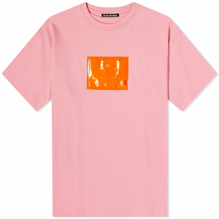 Photo: Acne Studios Exford Inflate T-Shirt in Bubblegum Pink