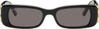 Balenciaga Black Everyday None Rectangular Sunglasses