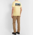 Patagonia - P-6 Logo-Print Organic Cotton-Jersey T-Shirt - Yellow