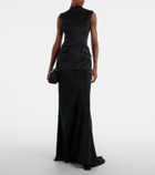 Sportmax Cilen cotton-blend gown