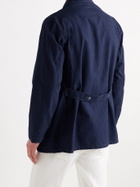 L.E.J - Indigo-Dyed Selvedge Cotton Coat - Blue