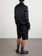 Rick Owens - Classic Flight Satin Bomber Jacket - Black
