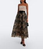 Elie Saab Guipure lace cocktail dress