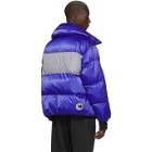 Colmar A.G.E. by Shayne Oliver Blue and Silver Down Colorblocked Jacket