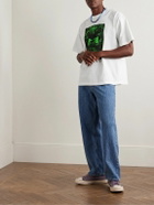 Small Talk - Printed Cotton-Jersey T-Shirt - White