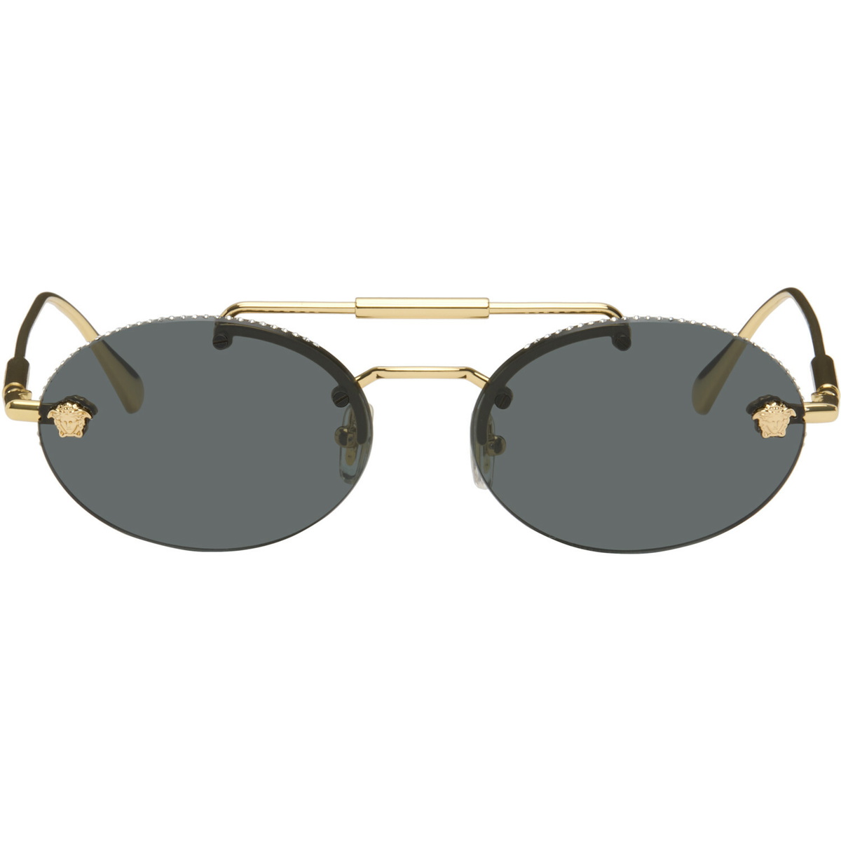 Versace Gold Medusa Sunglasses