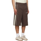 Palm Angels Brown Classic Logo Vintage Track Shorts