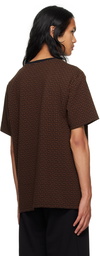 Balmain Brown Monogram T-Shirt