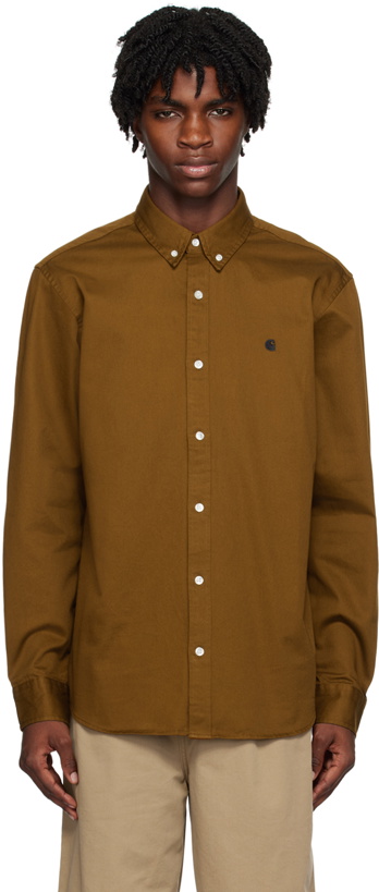 Photo: Carhartt Work In Progress Brown Madison Shirt