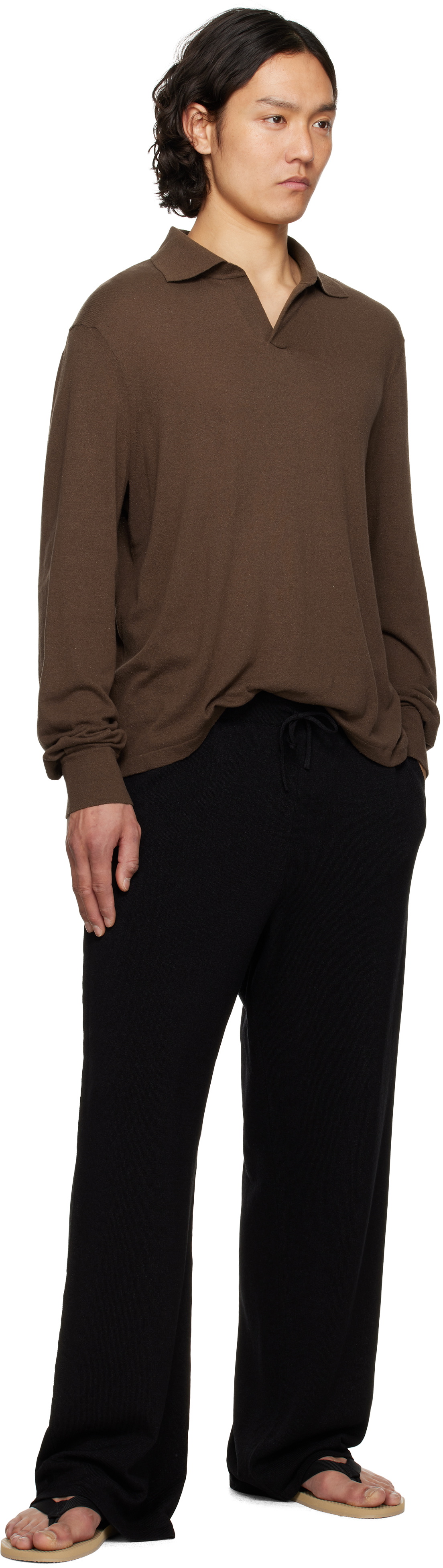 The Row Brown Stafford Polo