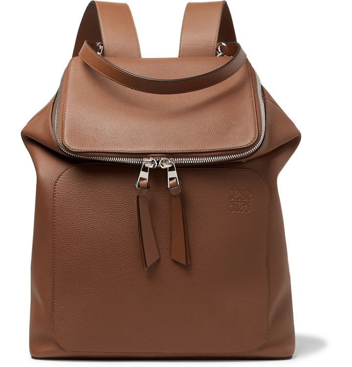 Photo: Loewe - Goya Full-Grain Leather Backpack - Brown