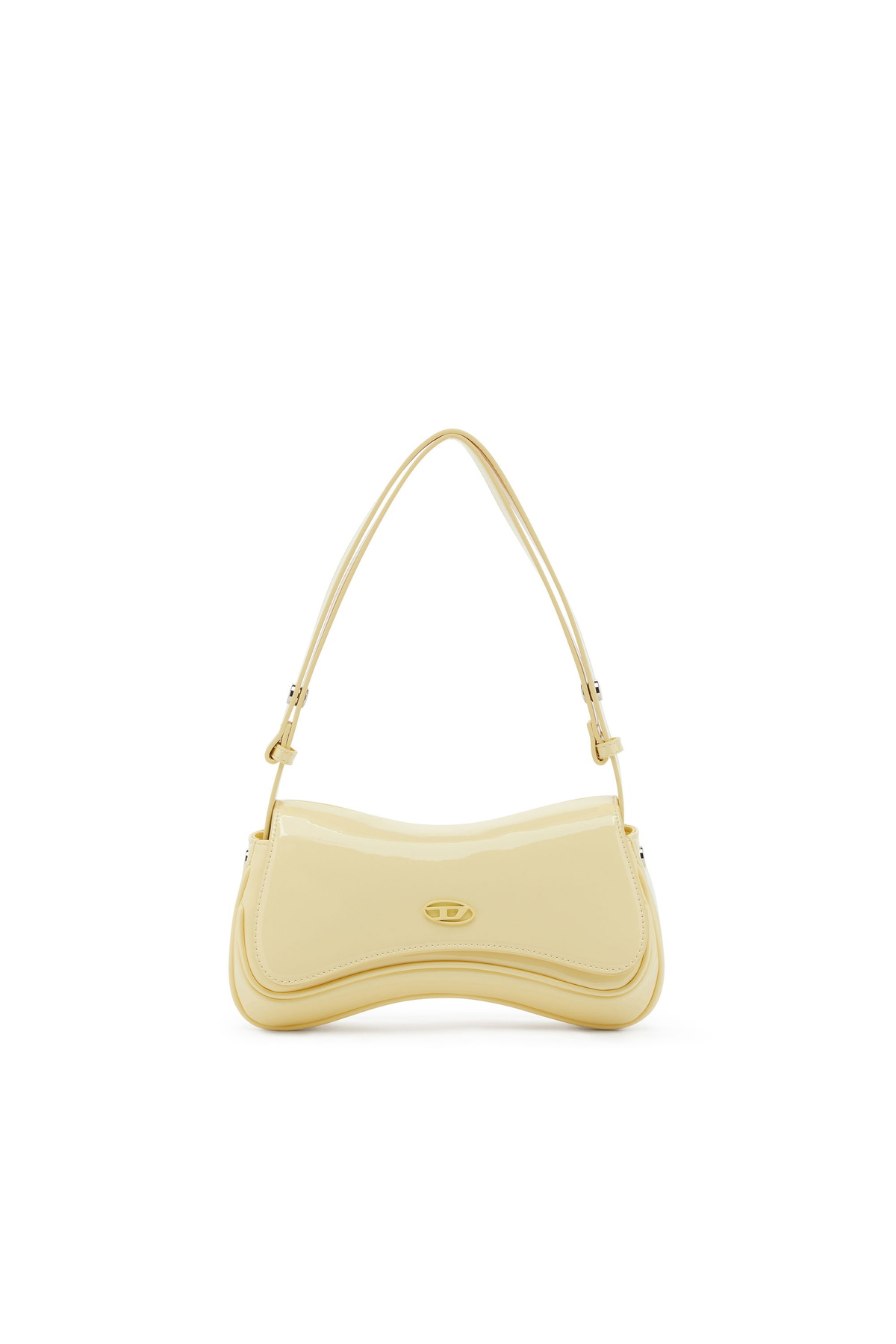 Diesel Play-Clutch in glossy PU - Clutches Womens in Yellow