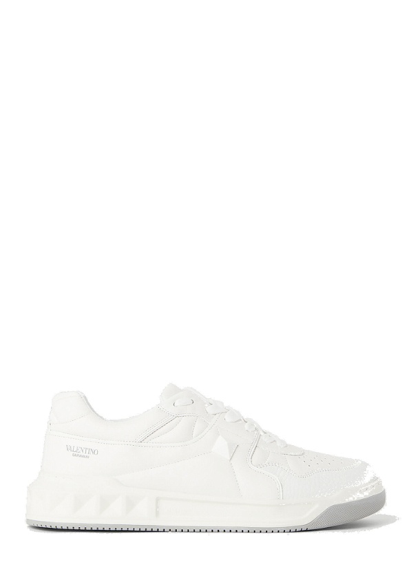 Photo: One-Stud Low-Top Sneakers in White