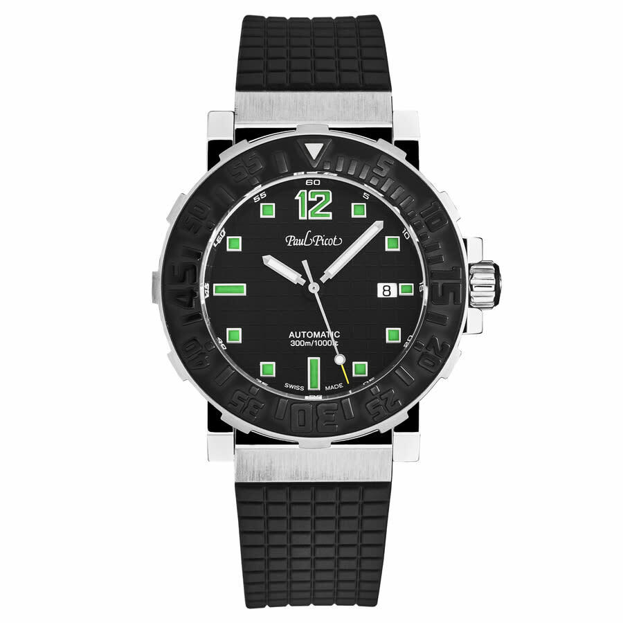Paul Picot C-Type Automatic Chronometer Black Dial Mens Watch P4118.SNGNN3016