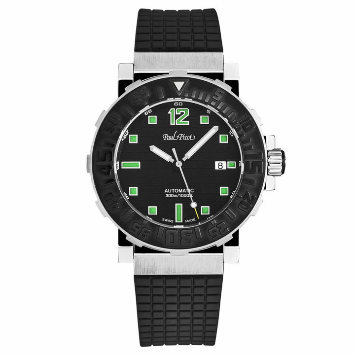 Photo: Paul Picot C-Type Automatic Chronometer Black Dial Mens Watch P4118.SNGNN3016