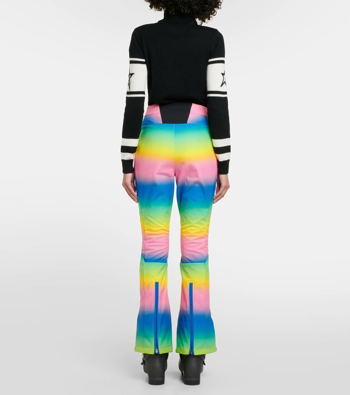 Aurora high-rise flared ski pants in multicoloured - Perfect Moment