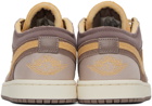 Nike Jordan Brown & Gold-Tone Air Jordan 1 Low SE Craft Sneakers