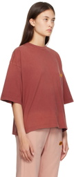 drew house Burgundy Scribble T-Shirt