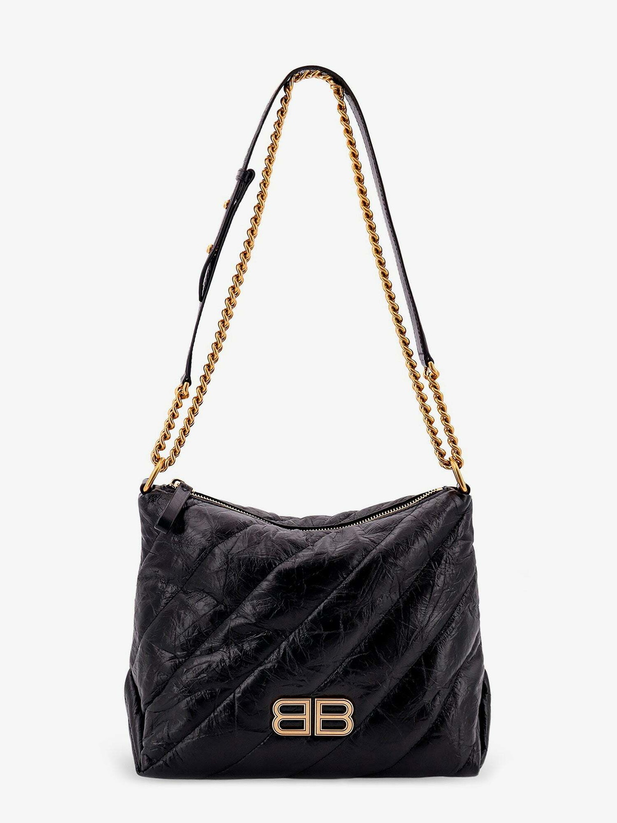 Balenciaga Crush Black Womens Shoulder Bag Balenciaga