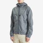 Klättermusen Men's Ansur Hooded Wind Jacket in Stone Blue