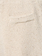 BRUNELLO CUCINELLI - Cotton Knit Sequined Jogger Shorts