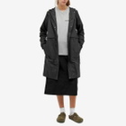 Rains Women's String W Parka Jacket in Black