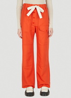 Drawstring Pants in Orange