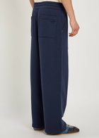 Picante Everyday Wide-leg Cotton Sweatpants Navy