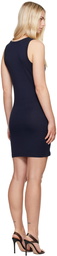 Helmut Lang Navy Tank Minidress