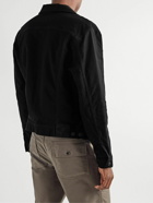 TOM FORD - Stretch-Cotton Moleskin Trucker Jacket - Black