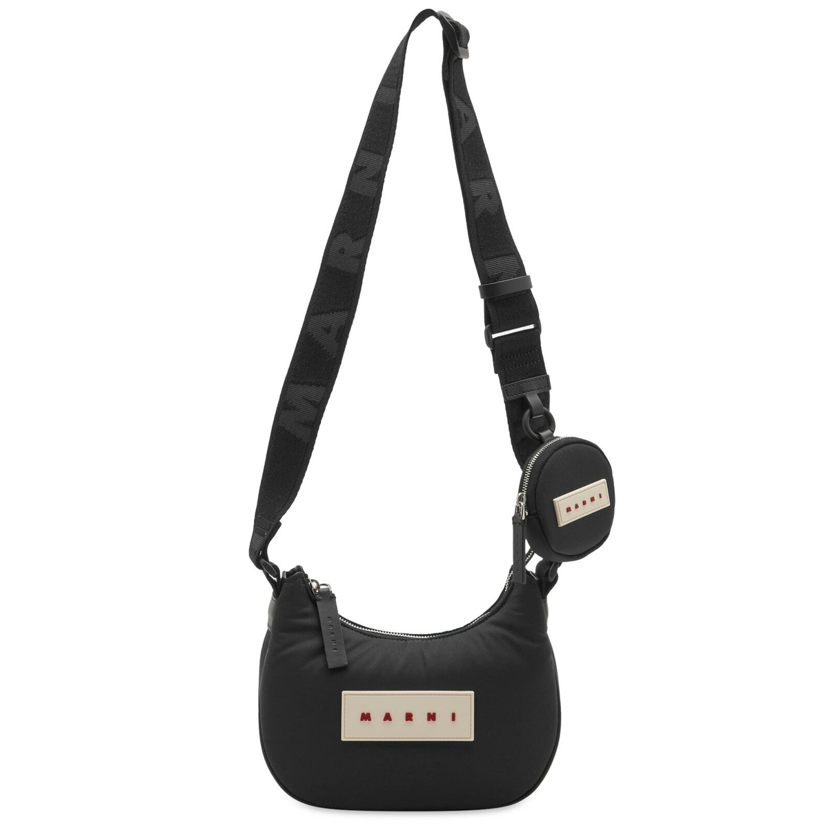 【MARNI】CROSSBODY BAG Marni Women's Nylon Cross Body Bag in Black Marni